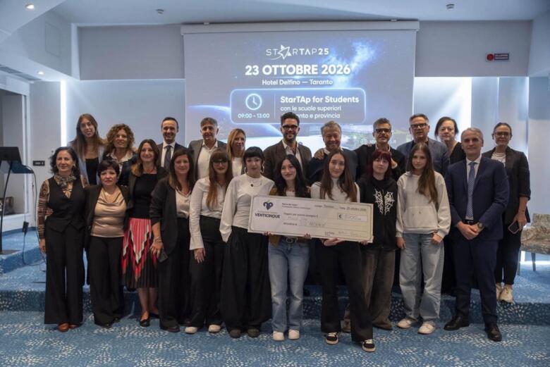 premiazione startap25 fondazione taranto 25