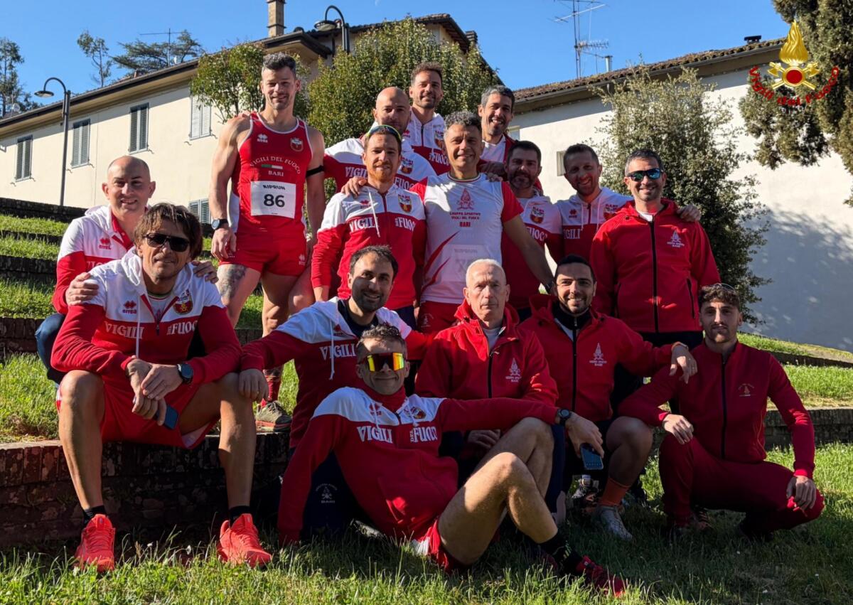 Trionfo per i Vigili del Fuoco di Bari: il gruppo sportivo si laurea Campione d’Italia di Podismo 2026 Trionfo per i Vigili del Fuoco di Bari: il gruppo sportivo si laurea Campione d’Italia di Podismo 2026